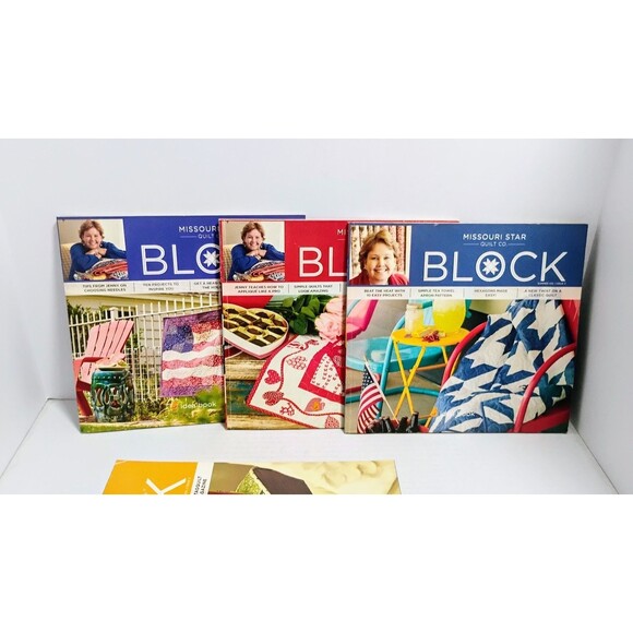 MISSOURI STAR QUILT CO BLOCK QUILTING 14CT IDEA BOOK LOT 2014-2023 - Picture 4 of 9